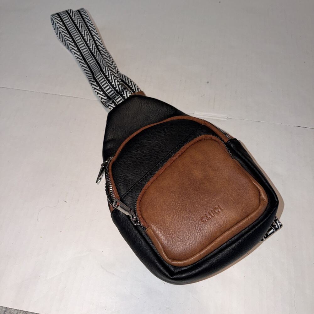 CLUCI Small Sling Bag for Women, Vegan Leather Fanny Pack Crossbody Bag